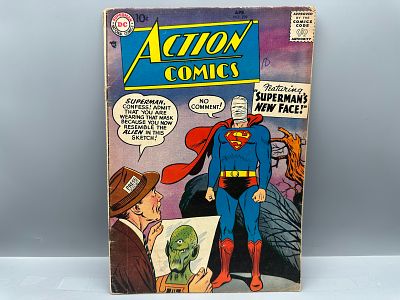 DC Comics Action Comics #239, Superman's New Face Feature, April 1958