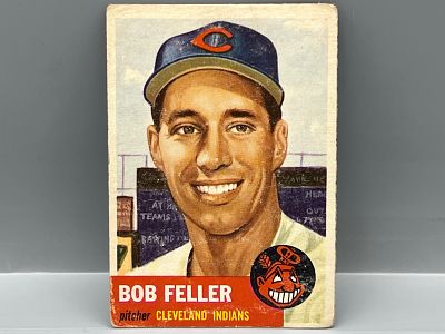 1953 Topps #54 Bob Feller (HOF) / Indians