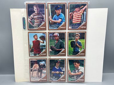 2018 Topps Archives Baseball Near Complete The Sandlot Movie Insert Set - Missing Scotty Smalls 
