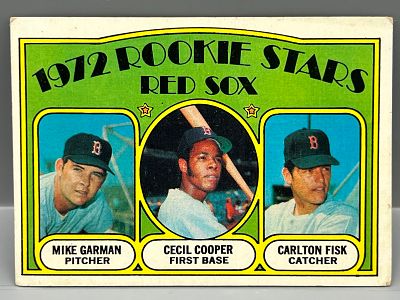 1972 Topps #79 Carlton Fisk (HOF) / Red Sox - Rookie