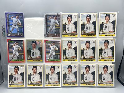 Lot of (17) Jackson Jobe Baseball Rookie Cards W/ Parallels