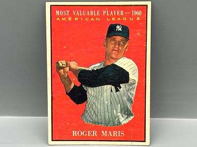 1961 Topps #478 Roger Maris - MVP