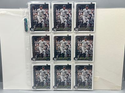 Lot of (9) 2025 Topps Ben Rice RCs #337