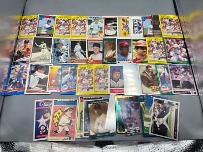 Lot of Assorted Baseball Cards W/ Stars - Varying Conditions