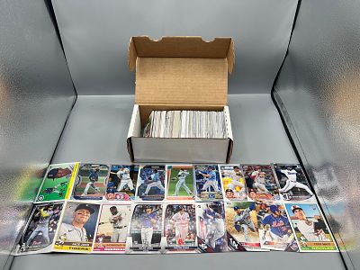 Box of Assorted Baseball Rookie Cards W/ Many Stars