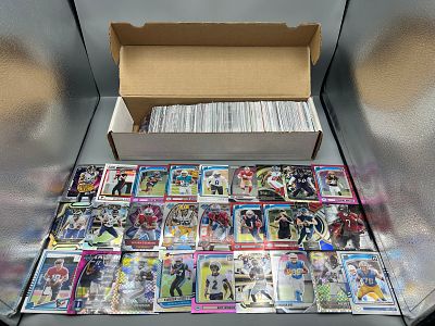 Box of Assorted Football Rookie Cards W/ Many Stars