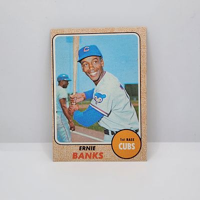 1968 Topps Ernie Banks #355 HOF