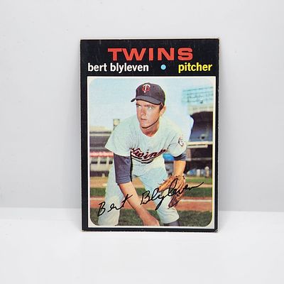 1971 Topps Bert Blyleven #26 Rookie HOF
