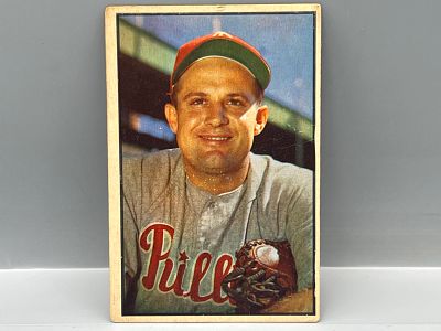 1953 Bowman Color Smoky Burgess #28