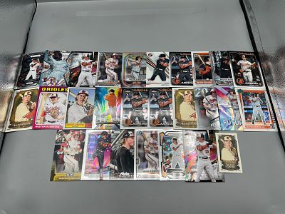 Lot of (27) Heston Kjerstad Baseball Rookie Cards