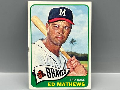 1965 Topps Eddie Mathews #500