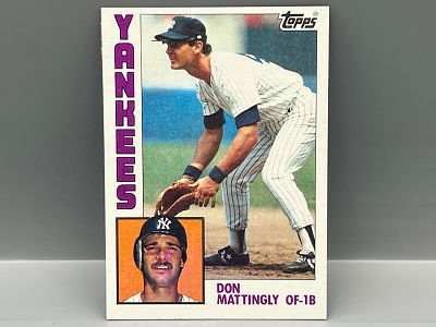 1984 Topps #8 Don Mattingly / Yankees - Rookie