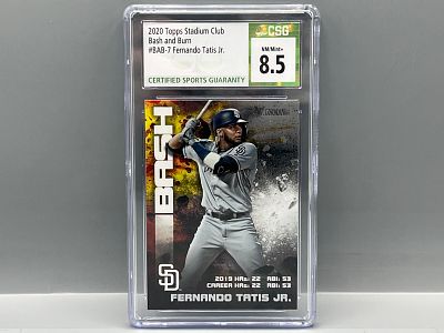 2020 Topps Stadium Club Fernando Tatis Jr. Bash And Burn #BAB-7 CSG NM-MT+ 8.5