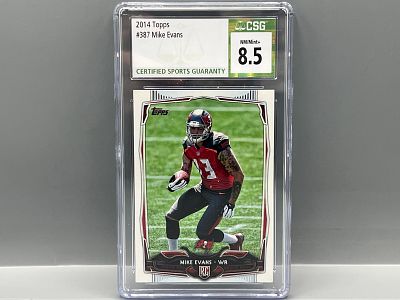 2014 Topps Mike Evans RC #387 CSG NM-MT+ 8.5