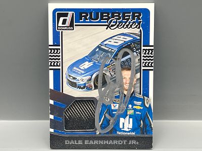 2017 Panini Donruss Racing Dale Earnhardt Jr. Rubber Relics Race Used Patch W/ In Person 