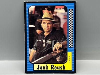 1991 Maxx Racing Jack Roush In Person Autograph #60 - No COA - Autographs in this lot were 
