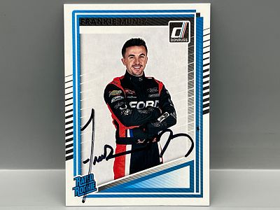 2025 Panini Donruss Racing Frankie Muniz In Person Autograph RC #99 - No COA - Autographs in 