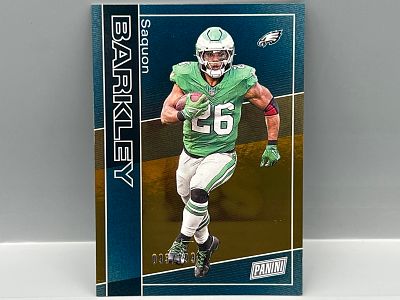 2025 Panini The National Saquon Barkley Orange #/199