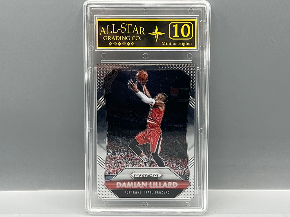 2015-16 Panini Prizm Damian Lillard #179 - Slabbed By All Star Grading