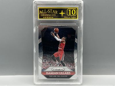 2015-16 Panini Prizm Damian Lillard #179 - Slabbed By All Star Grading