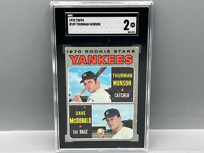 1970 Topps Thurman Munson RC #189 SGC Good 2