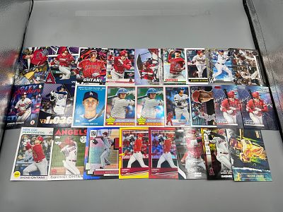 Lot of (25+) Shohei Ohtani Baseball Cards w/Inserts & Parallels