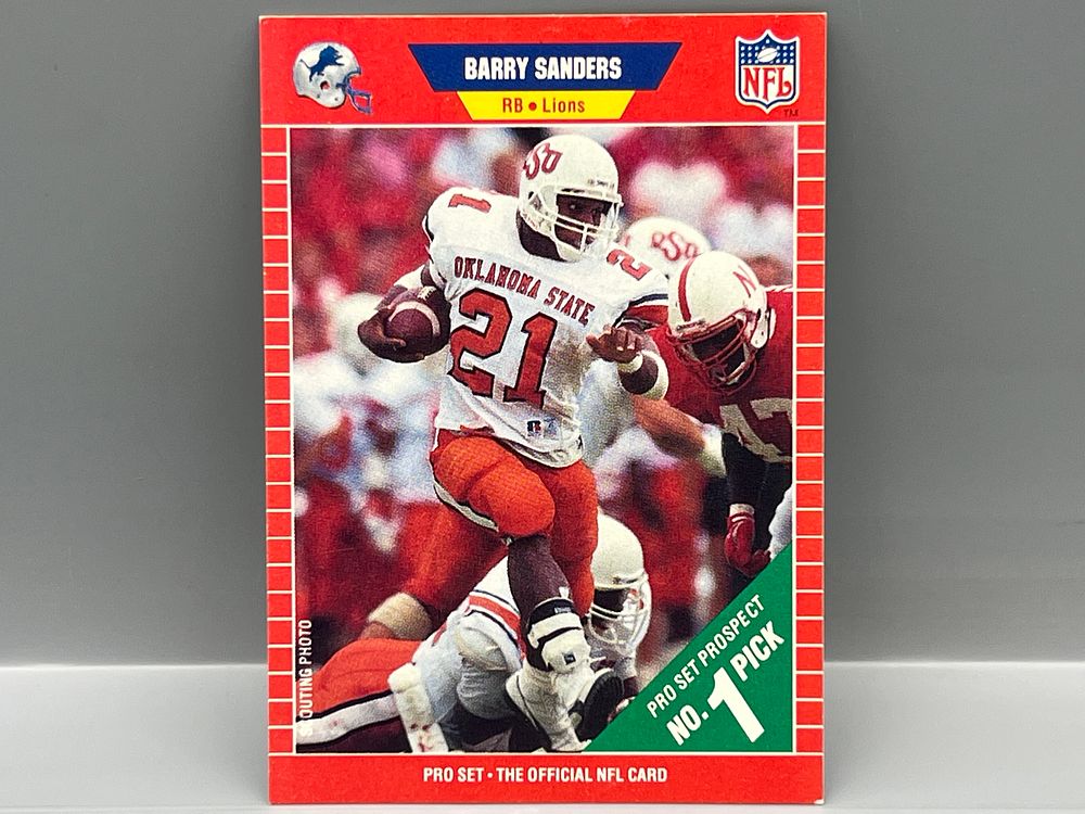 1989 Pro Set Barry Sanders RC #494