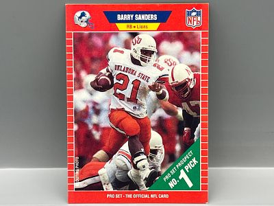 1989 Pro Set Barry Sanders RC #494