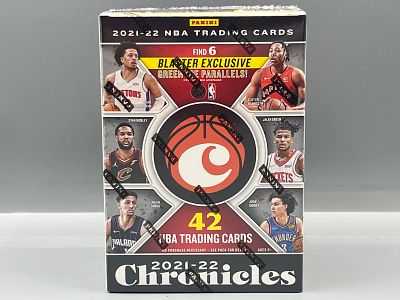 2021-22 Panini Chronicles Basketball Factory Sealed Blaster Box