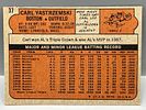 1972 Topps Carl Yastrzemski #37Image - 1