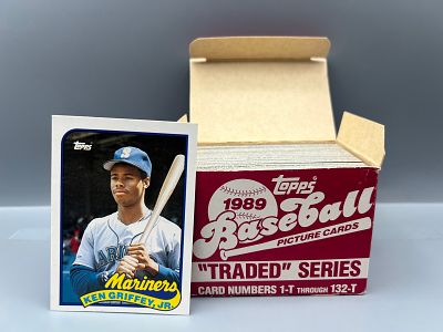 1989 Topps Traded Baseball Complete Set W/ Ken Griffey Jr. RC