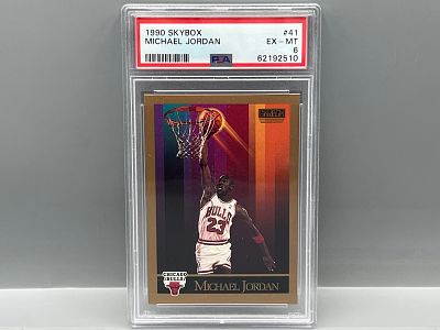 1990 Skybox Michael Jordan #41 PSA EX-MT 6
