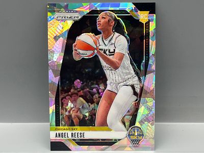 2024 Panini Prizm WNBA Angel Reese Cracked Ice RC #10