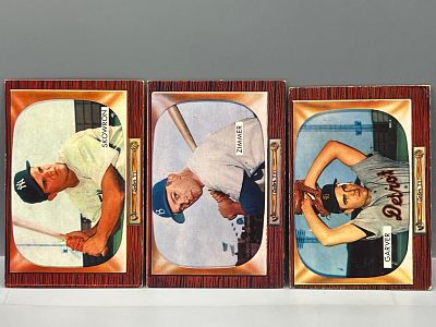 1955 Bowman Bill Skowron #160, Don Zimmer #65, & Ned Garver #188
