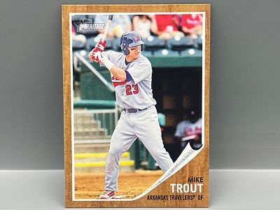 2011 Topps Heritage Minor League Mike Trout RC #44