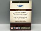 2005 Donruss Greats Pee Wee Reese Hall of Fame Souvenirs Game Used Bat Relic - CreasedImage - 1