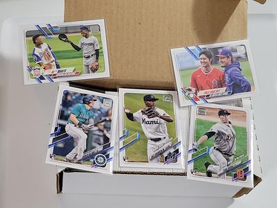 2021 Topps Baseball Update Set. Rookies of Kelnic, Skubal, Chisholm. Set Appears complete. Not 