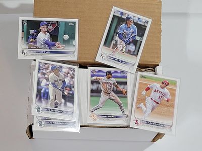 2022 Topps Baseball Update Set. Bobby Witt Jr RC, Jeremy Pena RC, Julio Rodriguez RC. Ohtani 100 
