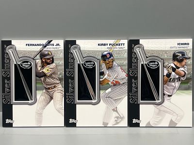 (3) 2022 Topps Series Two Baseball Silver Slugger Award Winner Commemorative Manufactured 