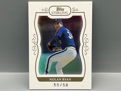 2008 Topps Sterling Nolan Ryan White #50/50