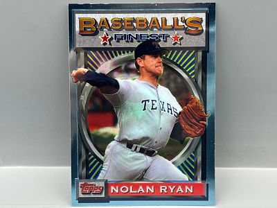 1993 Topps Finest Nolan Ryan Promotional Sample #/5000