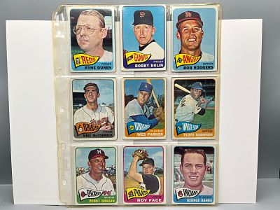 (15) 1965 Topps Baseball Cards - Varying Conditions