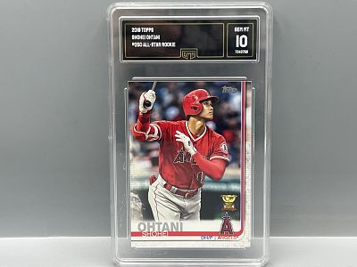 2019 Topps Shohei Ohtani 2nd Year RC Cup #250 - Slabbed By GMA Grading