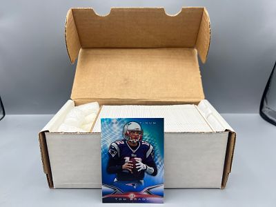 2014 Topps Platinum Blue Wave Parallel Football Complete 100 Card Set