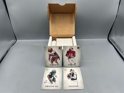 2012 Upper Deck SP Authentic Football Complete 100 Card Set W/ Russell Wilson, Luke Kuechly 