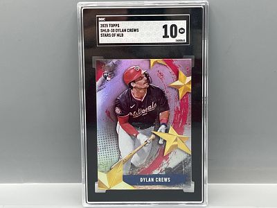 2025 Topps Stars of MLB Dylan Crews RC #SMLB-30 SGC Gem Mint 10