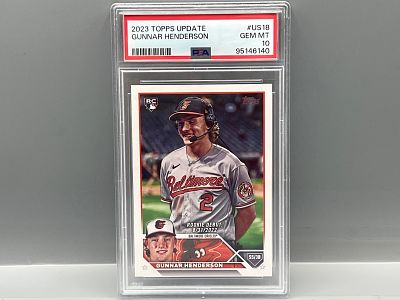 2023 Topps Update Gunnar Henderson RC #US18 PSA Gem Mint 10