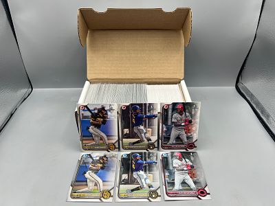 2022 Bowman Paper & 2022 Bowman Chrome Baseball Complete Sets W/ James Wood, Jackson Chourio, & 