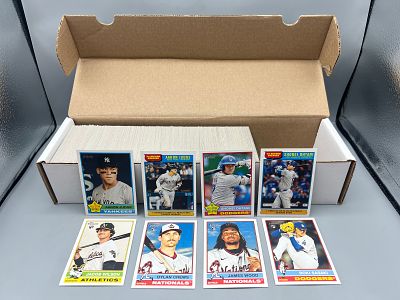2025 Topps Heritage Baseball Complete 400 Card Set W/ James Wood, Roki Sasaki, Jacob Wilson RCs
