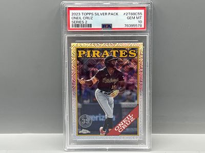2023 Topps Silver Pack O'Neil Cruz Series 2 #2T88C55 PSA Gem Mint 10